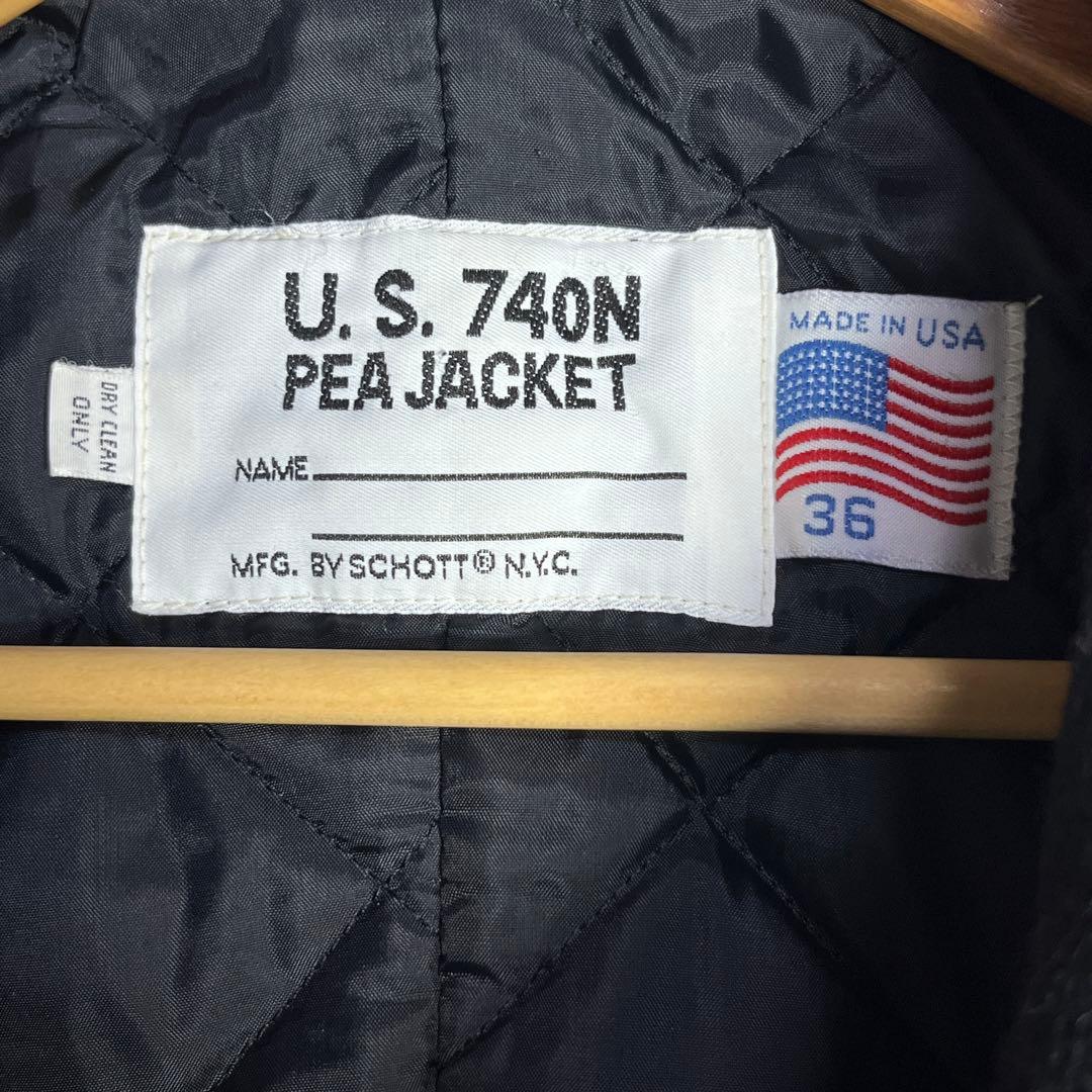 u-39♪Schott ショット 740N PEA JACKET 36