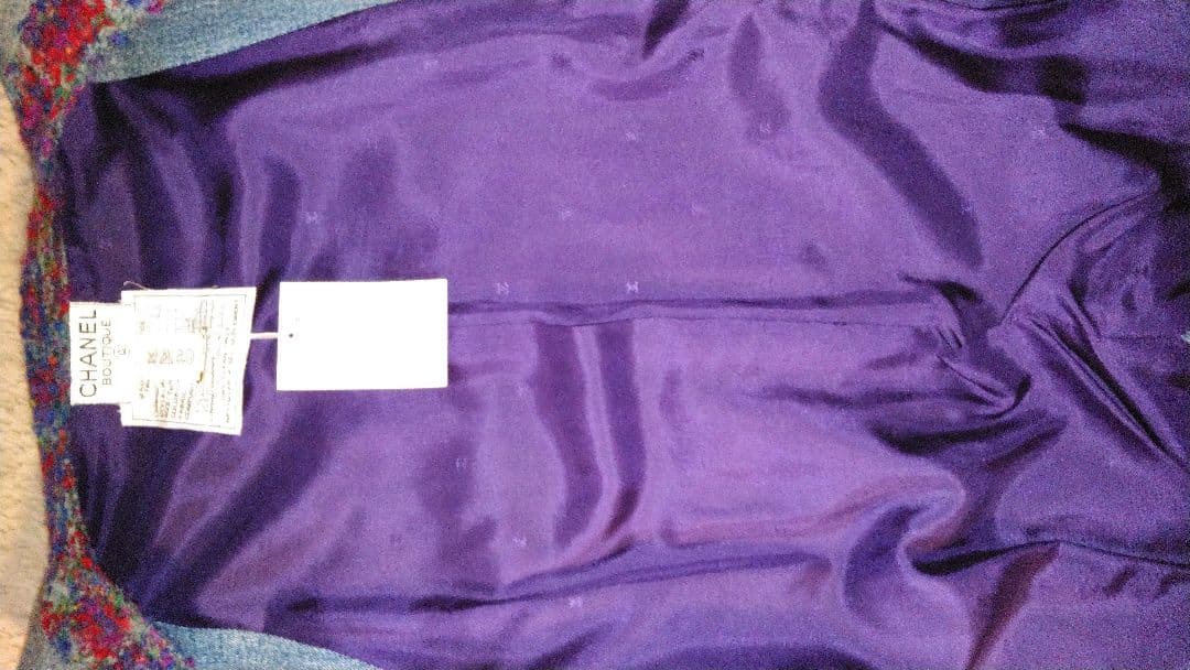 【激安明日まで出品】　シャネルヴィンテージ　ツイードジャケットデニムベストセット