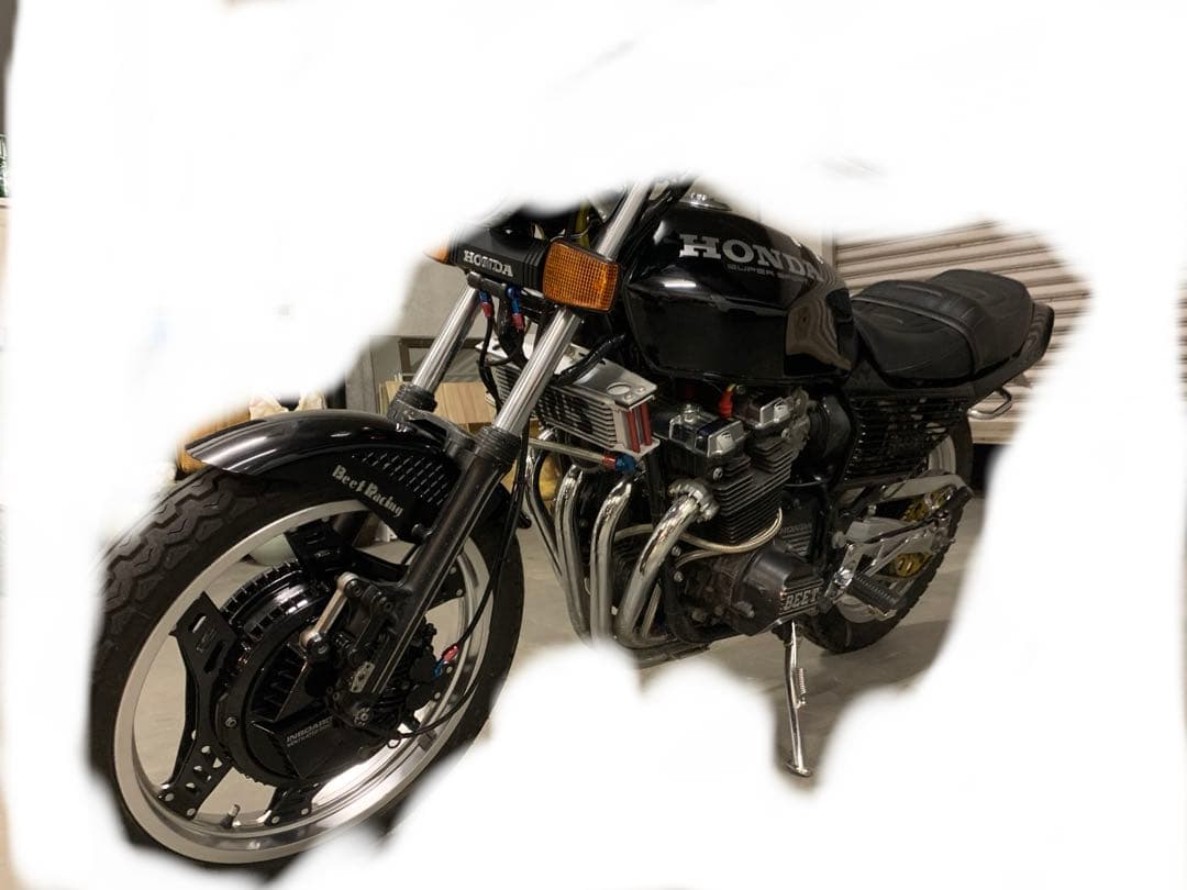 K.NAOCBX400F 500F 外装一式　ソリッド黒　ビート　BEET