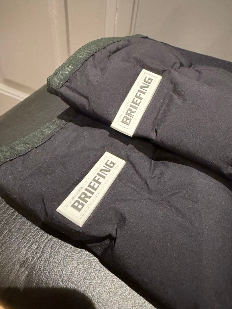 BRIEFING ブリーフィング　黒ブラック レッグウォーマー　美品