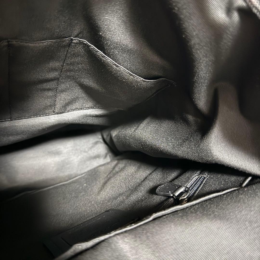 極美品⭐️ コーチ　トラック　バックパック　黒　c2710 リュック　ブラック