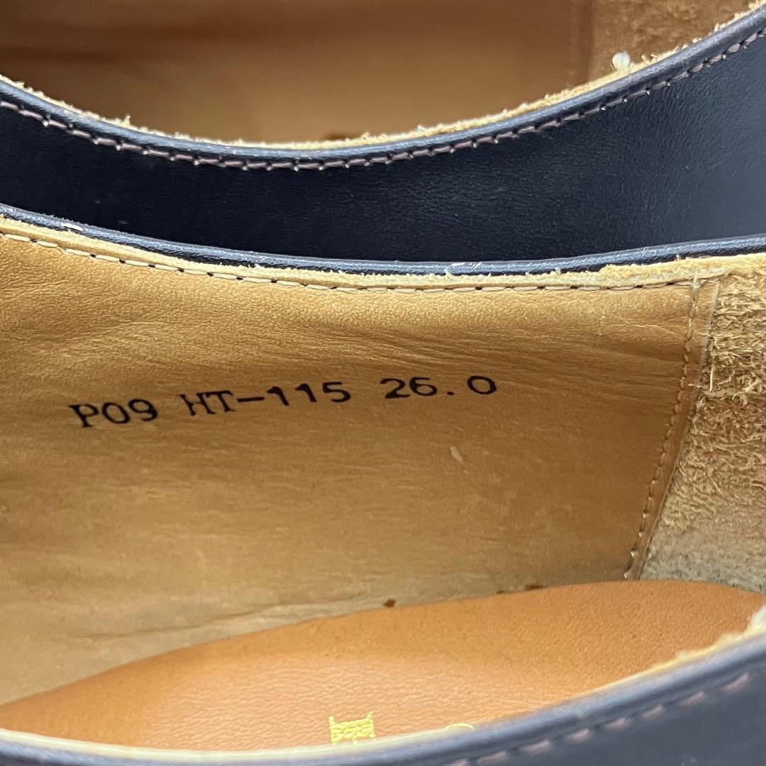 ヒルトン　ビジネスシューズ　26cm ストレートチップ　HT115 内羽根