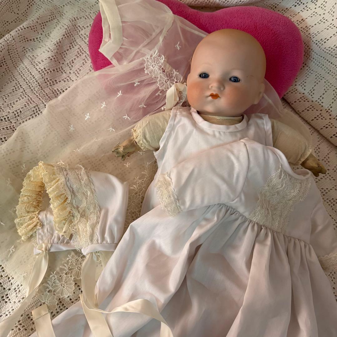 アンティーク　ビスクドール　アーモンドマルセルベビー
