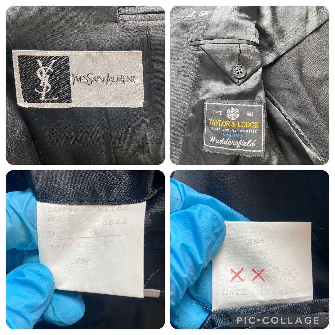 YSLイブサンローラン スーツ セットアップ 黒 Y2K スーパー110s