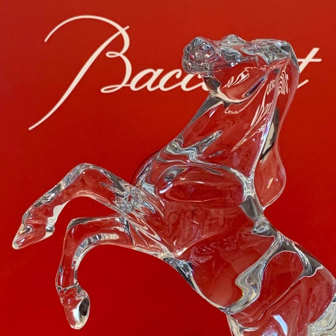 ⭐️mint0329⭐️未使用品⭐️バカラ⭐️馬の彫刻⭐️クリスタル⭐️いななく馬⭐️