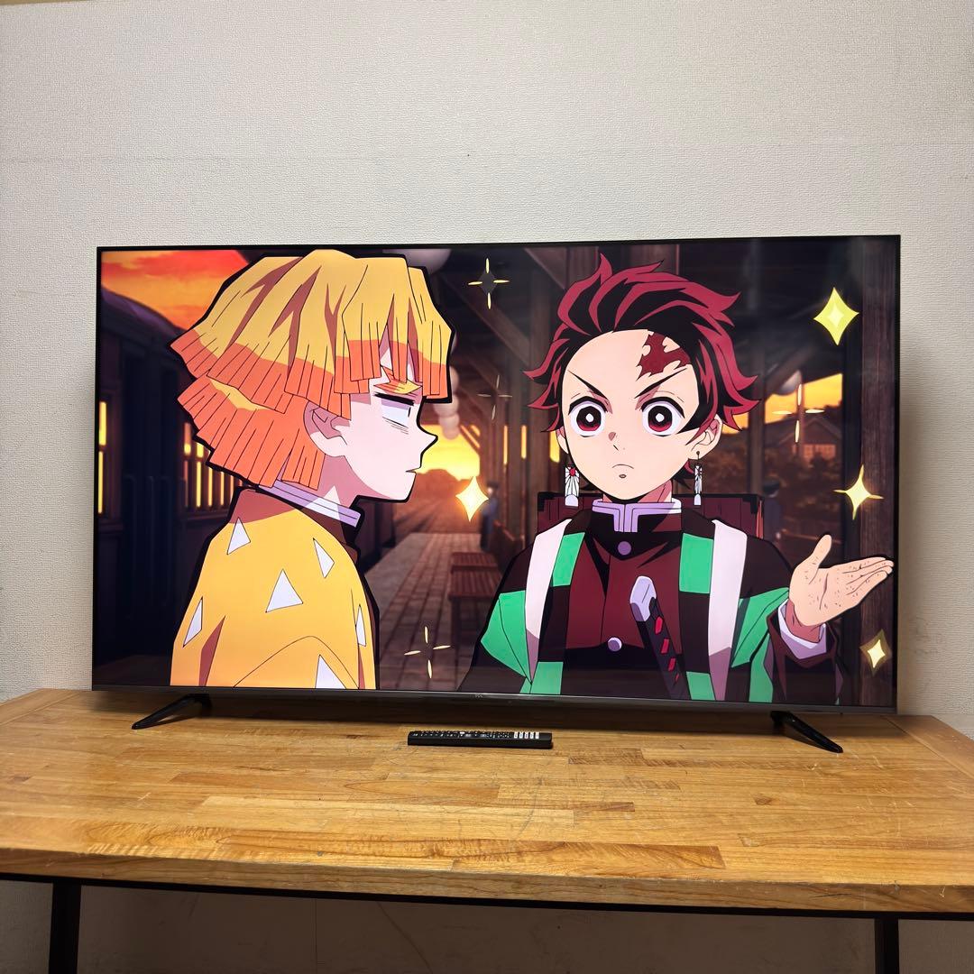 TCL 65V型 4K液晶テレビ Google TV 65P71B 2022年製