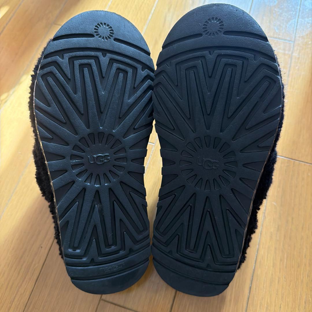 UGG オー フラッフィータ OH FLUFFITA サンダル　ボア　ブラック