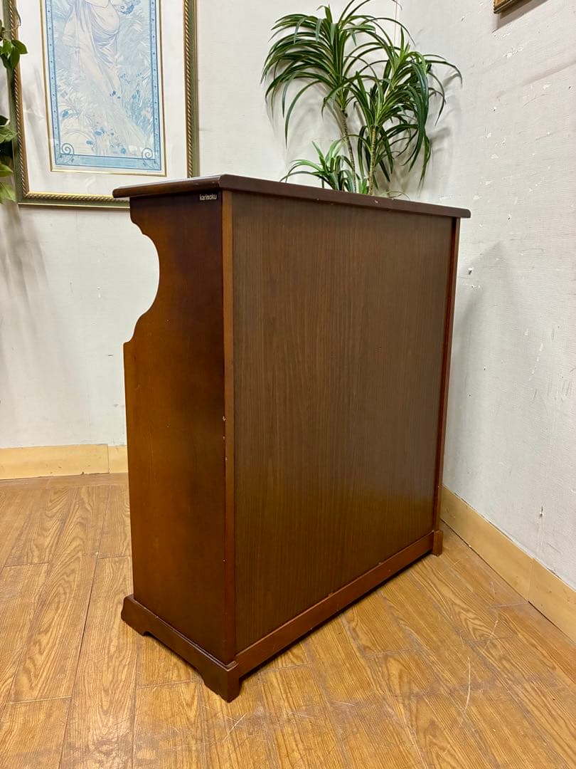 管376☆カリモク☆karimoku☆コロニアルシリーズ☆キャビネット☆電話台