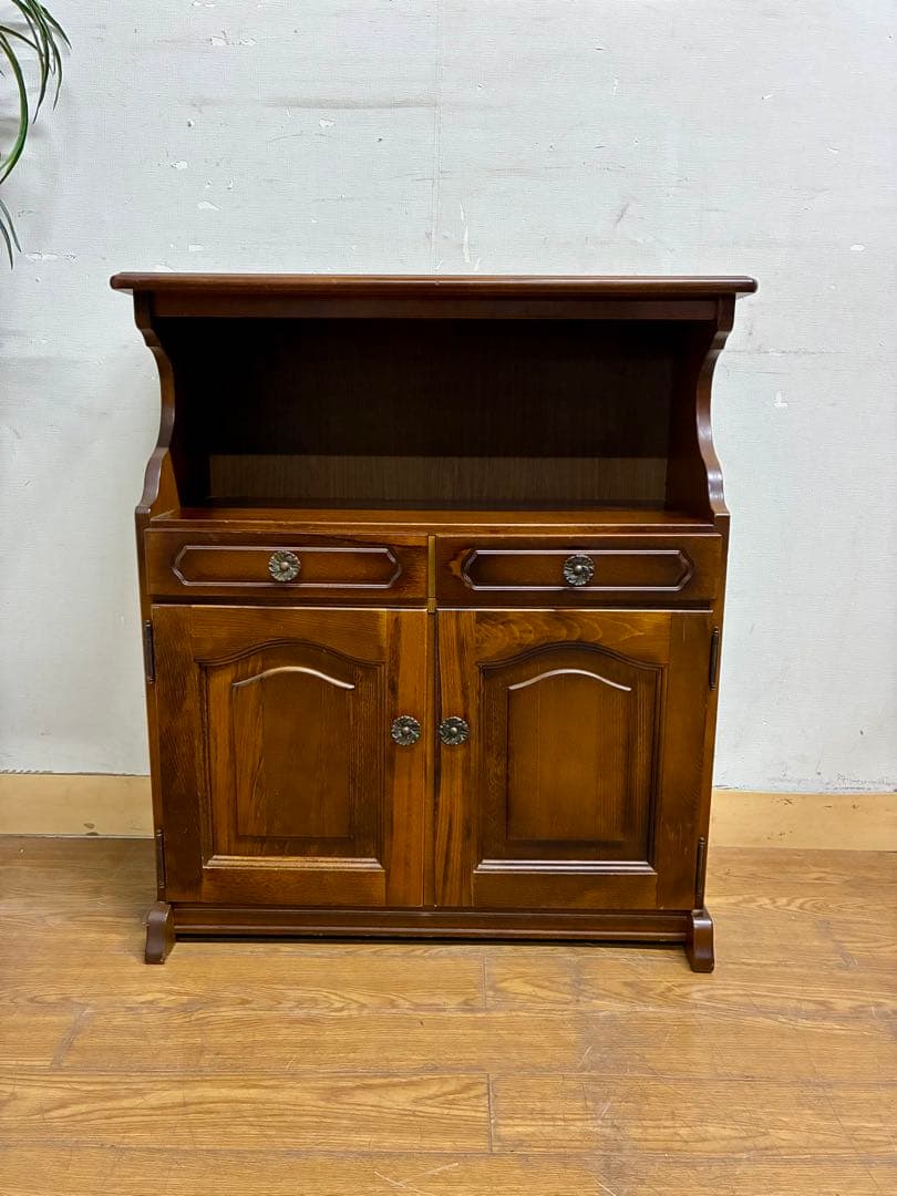 管376☆カリモク☆karimoku☆コロニアルシリーズ☆キャビネット☆電話台