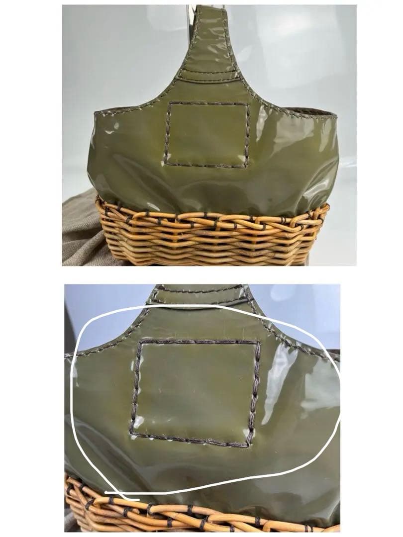 【極美品】エバゴス　ハンドバッグ　バスケット型　レザー