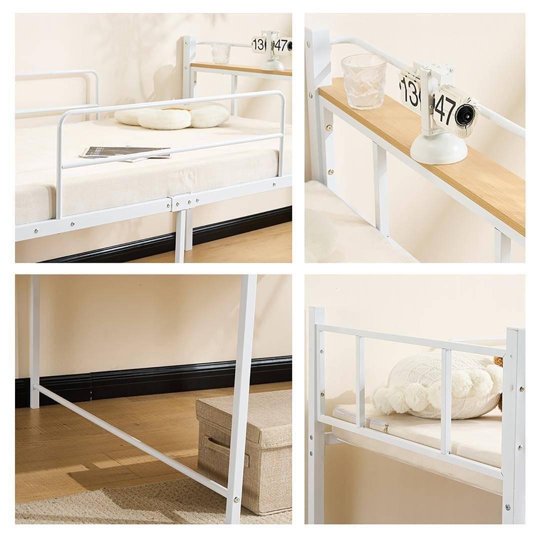 ベット シングル 宮棚 パイプベット スチール １人暮らし 単身赴任 寮シンプル