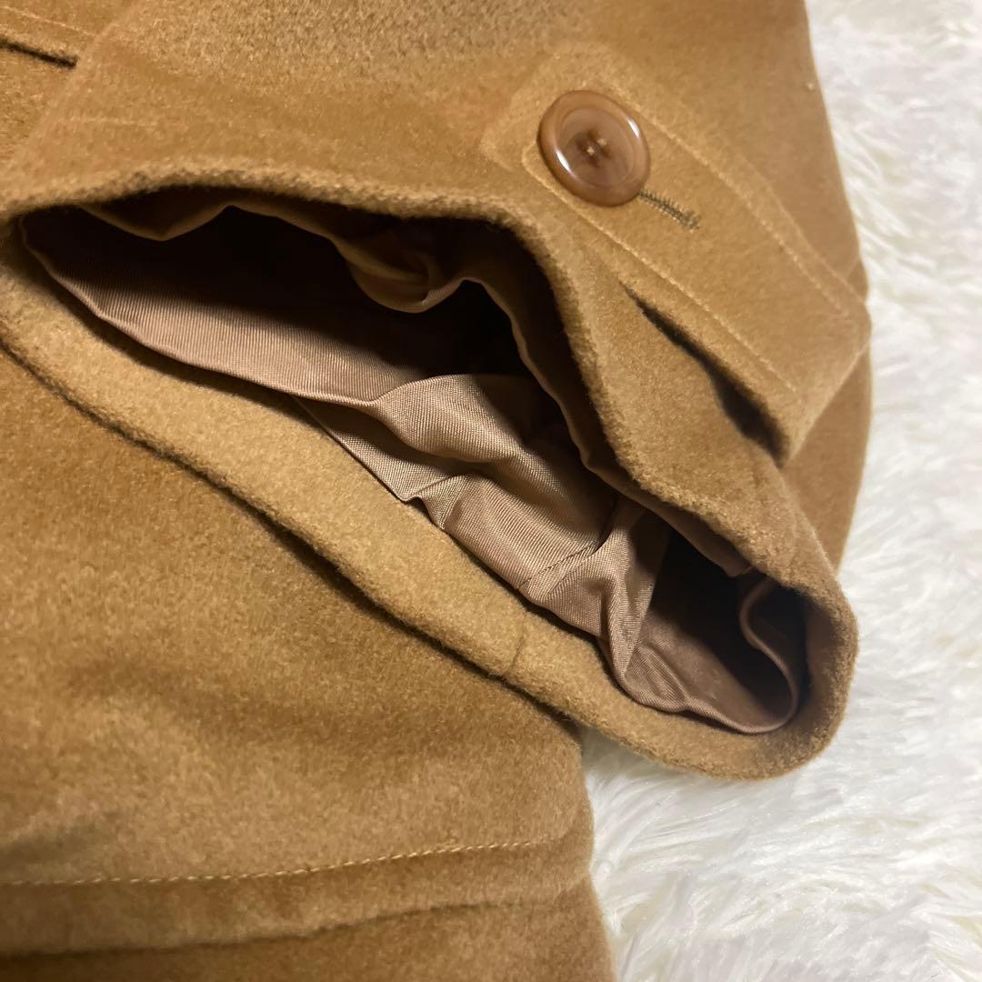 【最高級】カシミヤ100% ダッフルコート ベージュ L オーバーサイズ