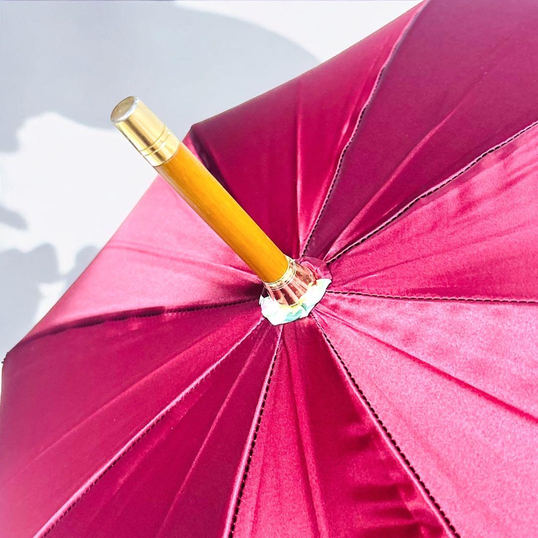 【極美品】【希少廃盤品】BALENCIAGA 高級花柄傘 日傘 正規品