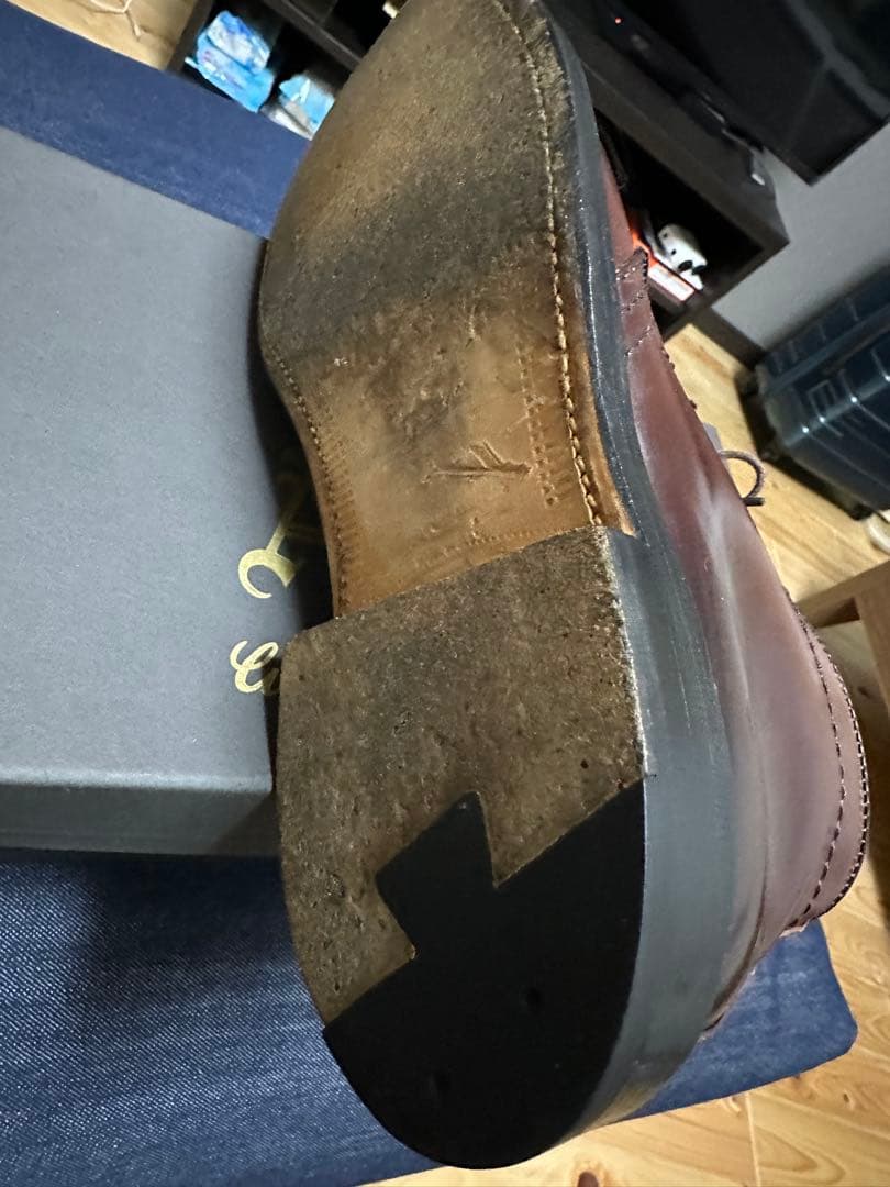 Alden 1339 ブラウン チャッカブーツ 7D