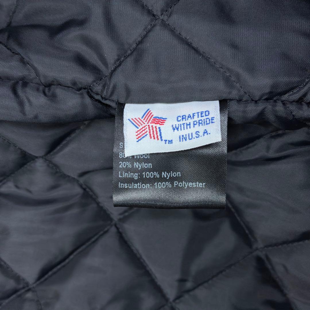 美品　ショット　ピーコート　ウールメルトン　キルティング　38　USA製　グレー