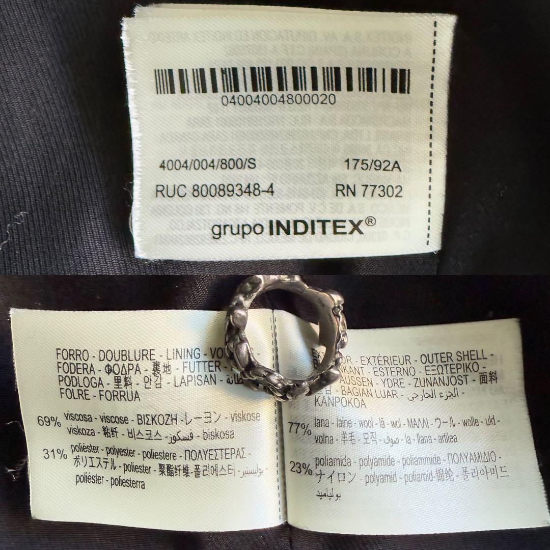 美品　ザラ　スタジオニコルソン　オーバーサイズコート　チェスターコート　L相当