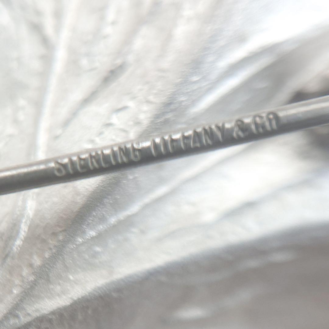 極美品★希少 大サイズ ティファニー リーフ 葉 モチーフ ブローチ SV925