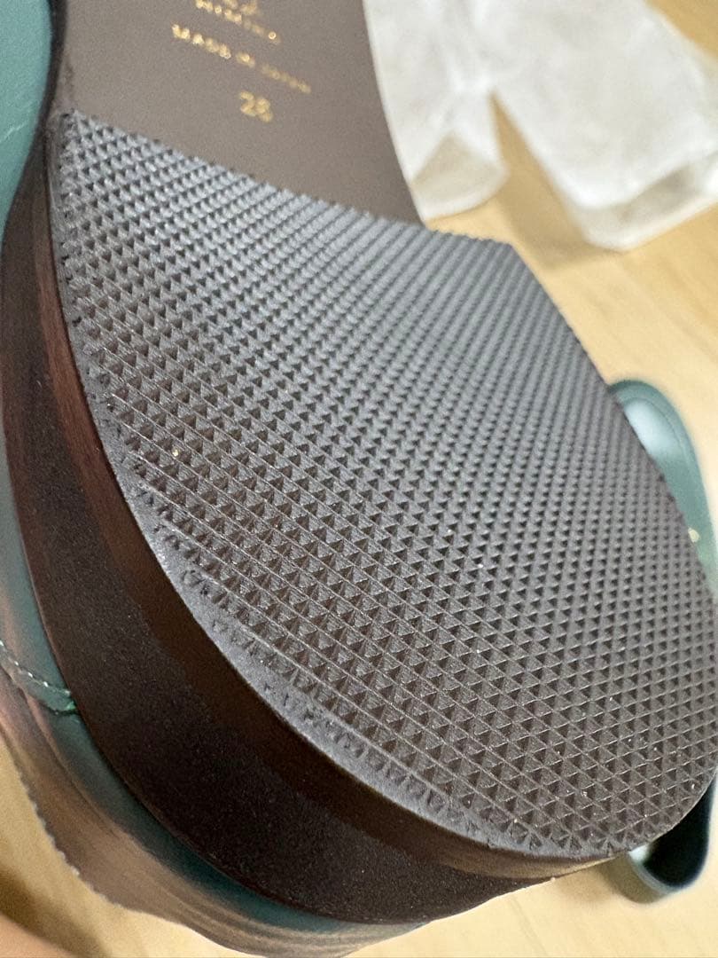 卑弥呼 バブーシュビットローファー / 651304 26cm グリーン