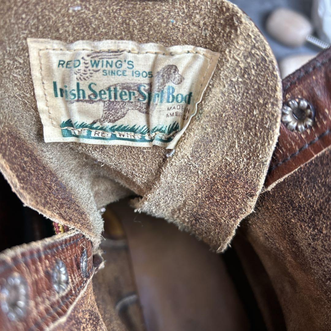 70s【REDWING】ロガーブーツ/木村拓哉/私物同型番(899)白四角犬タグ