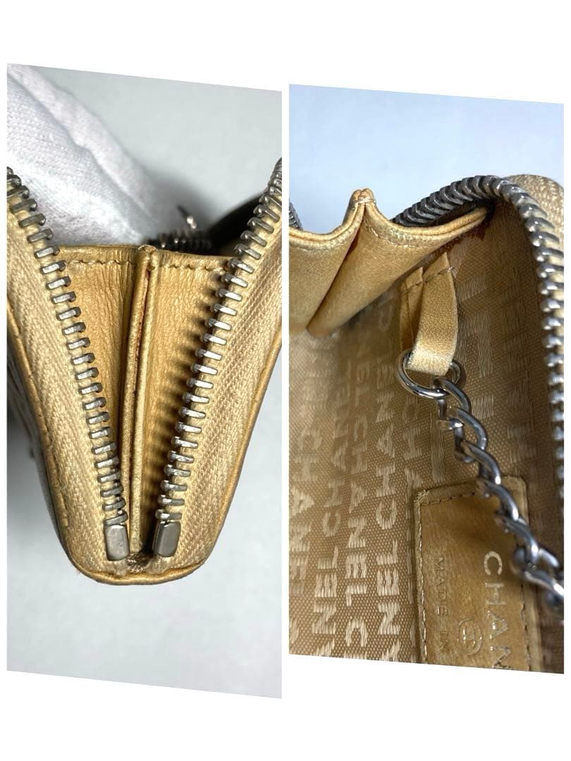 シャネル　アイコンライン　ココマーク　レザー　ケース　カードケース