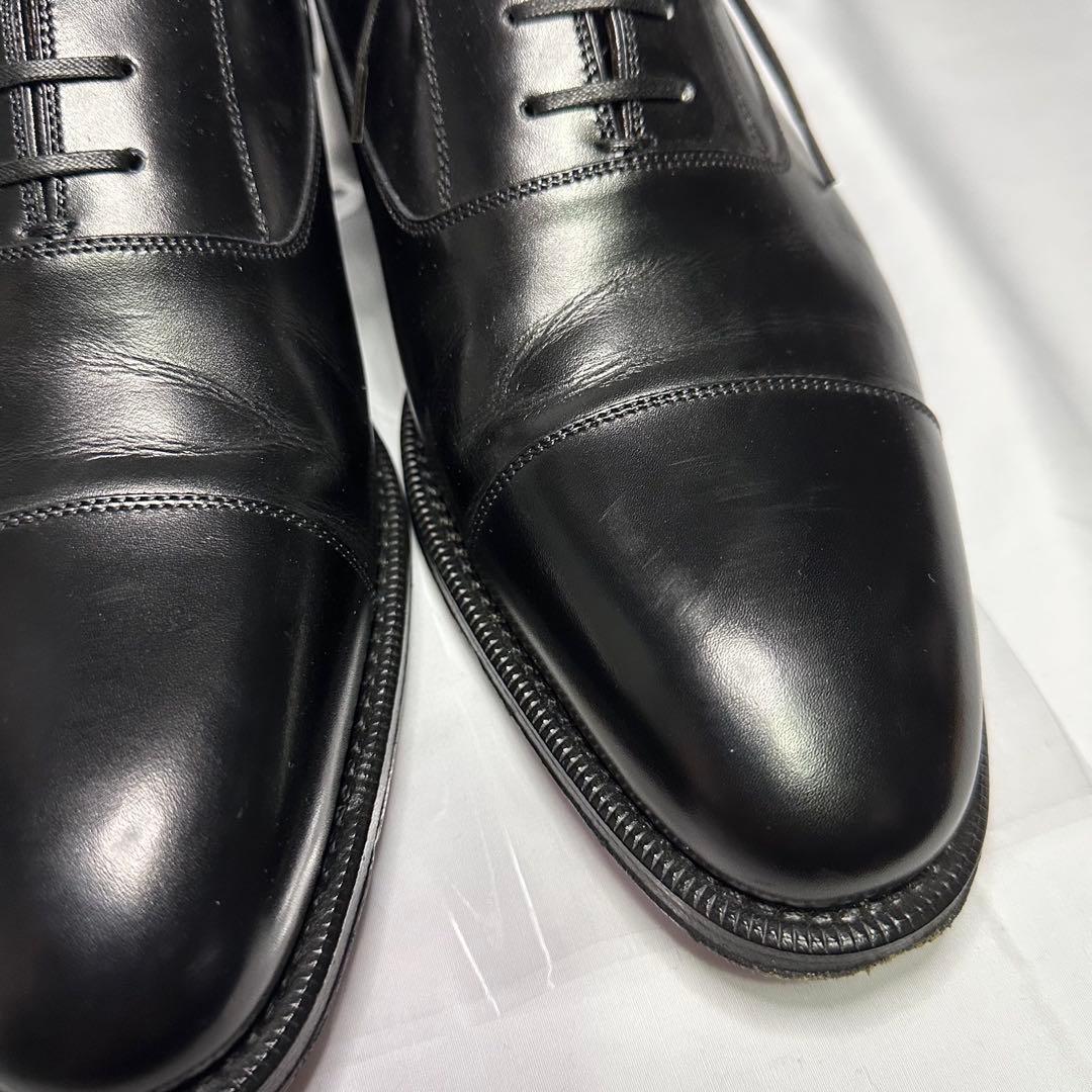 1度使用☆ボリーニ☆メンズ☆革靴☆ブラック☆ストレートチップ☆26cm☆194