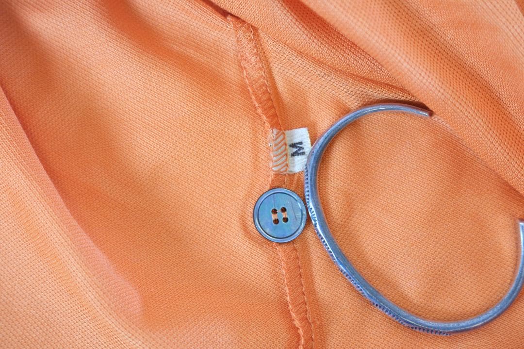 M340 HERMES ポロシャツ　Hロゴ　長袖　正規品 美品