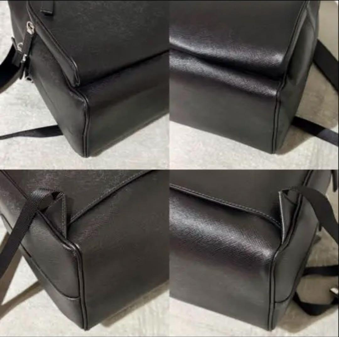 セール中 PRADA プラダ リュック サフィアーノレザー RFID認証済 黒