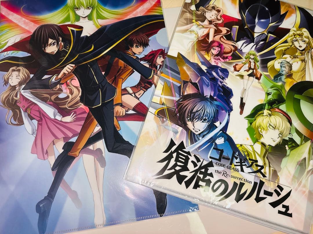 コードギアス反逆のルルーシュ クリアファイル 大量まとめ売り ケース付き 映画