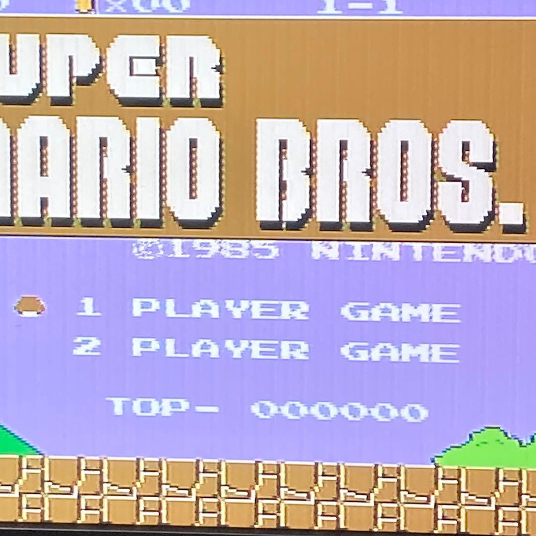 ファミリーコンピュータ【スーパーマリオブラザーズ】箱説明書つき【oka】