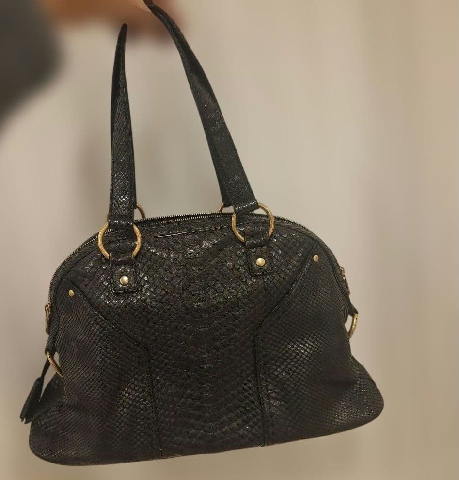 バッグ Yves Saint Laurent MUSE Python Leather