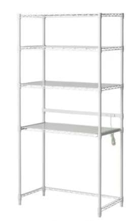 【ゆうぱん】コンセント付レンジ台【ベルメゾン】