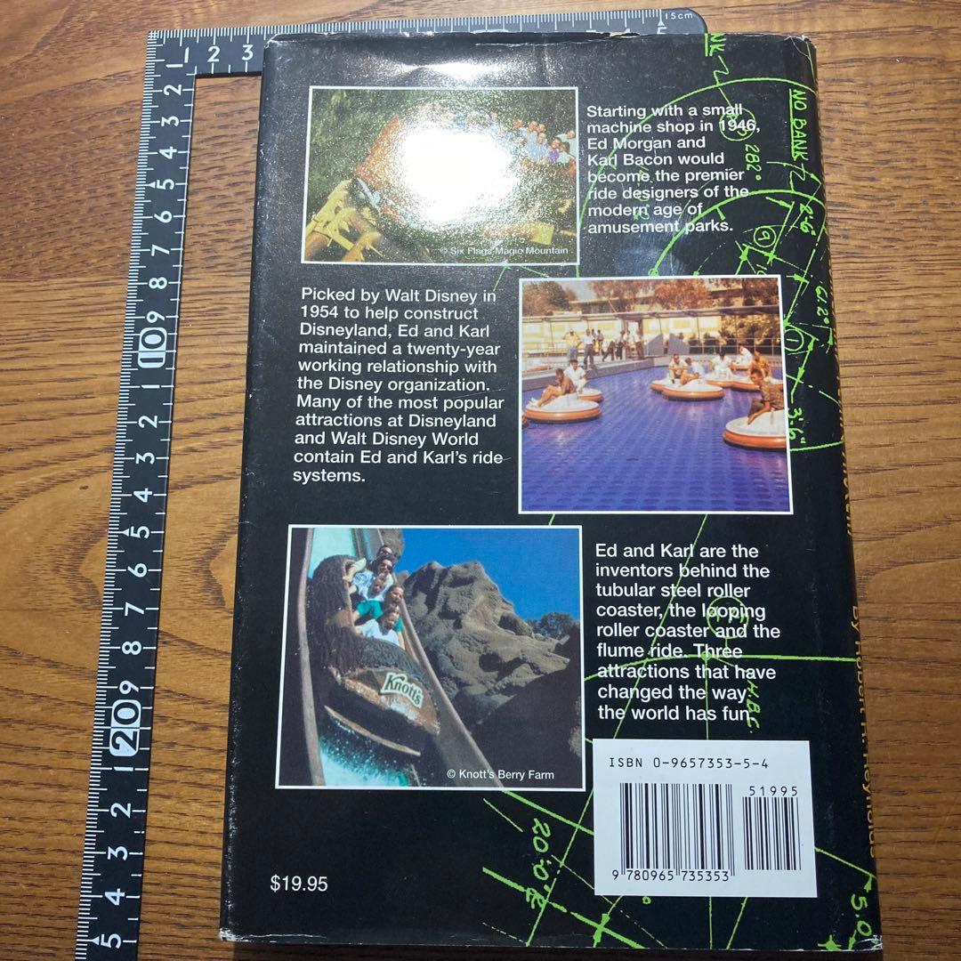 洋書 Roller Coasters Flumes and Flying Saucer