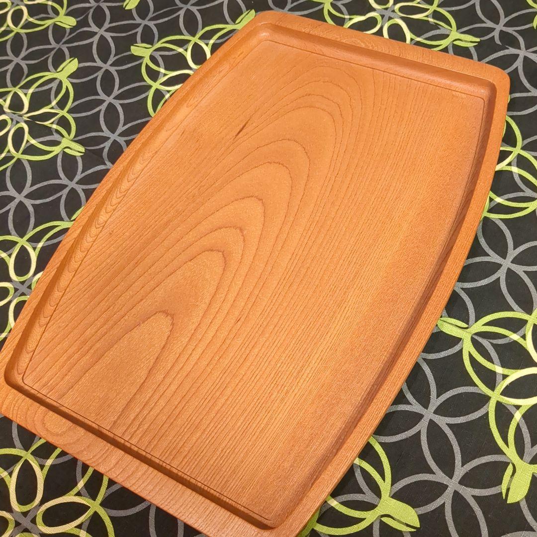 けやき　お盆　手作り木工