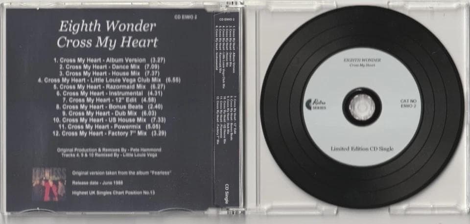 Eighth Wonder　Cross My Heart　12ヴァージョン CD