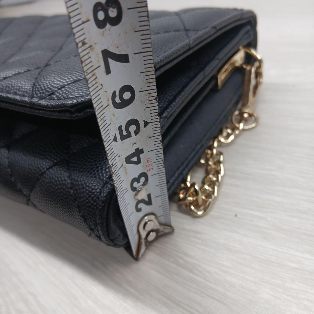 平行輸入　CHANEL ブラック キルティングショルダーバッグ