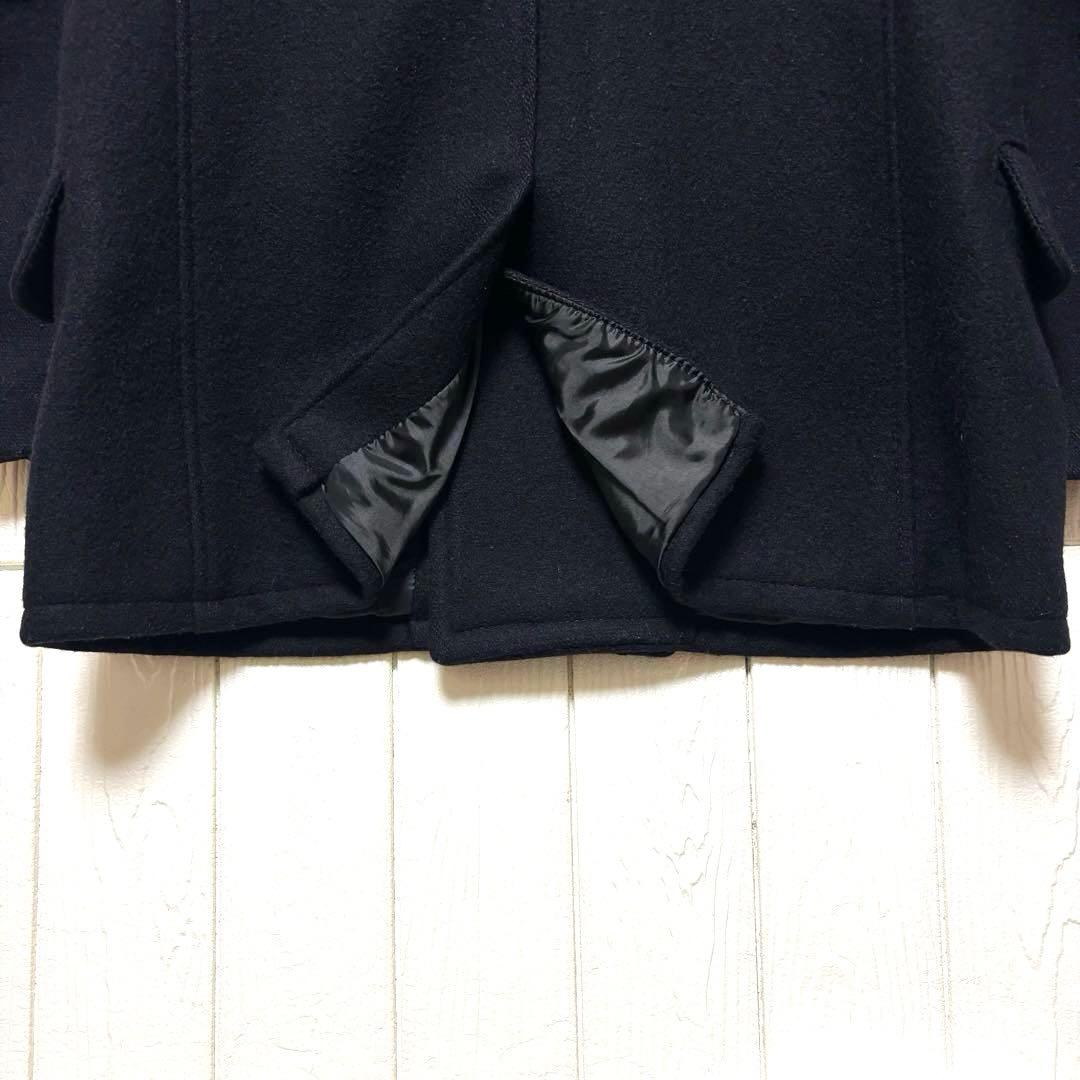 希少 4ポケット USA製 SCHOTT 740N メルトン ピーコート M 黒