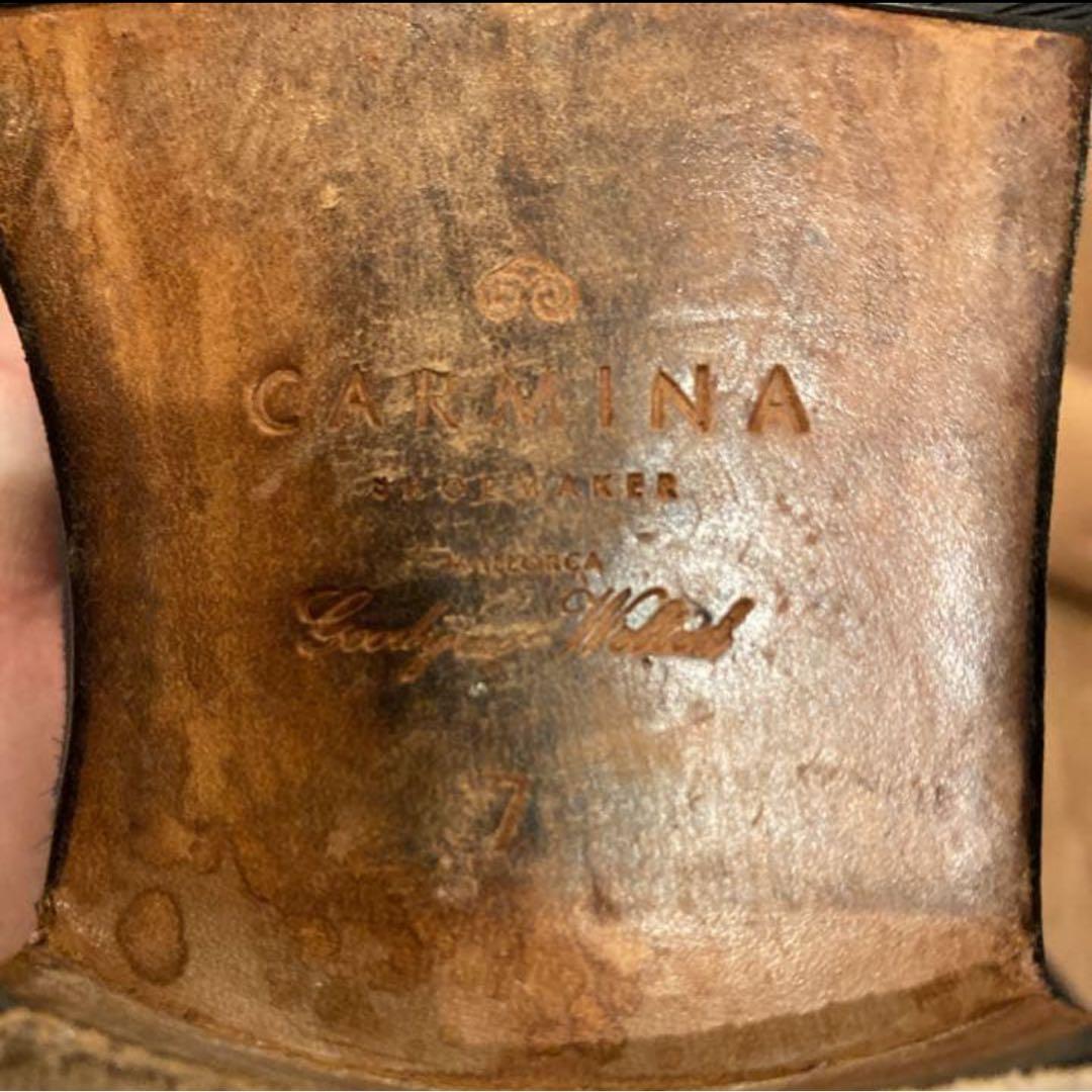 カルミナ スエード ローファー （US7 ネイビー）