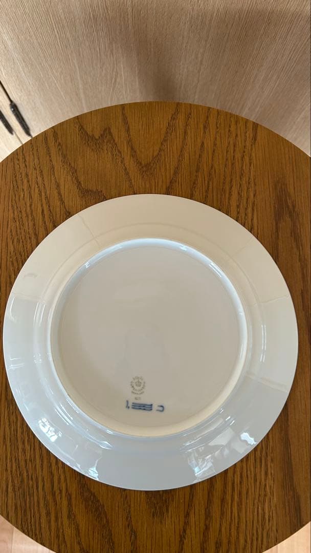 ロイヤルコペンハーゲン　ブルーフルーテッド ハーフレース25cm 2枚セット