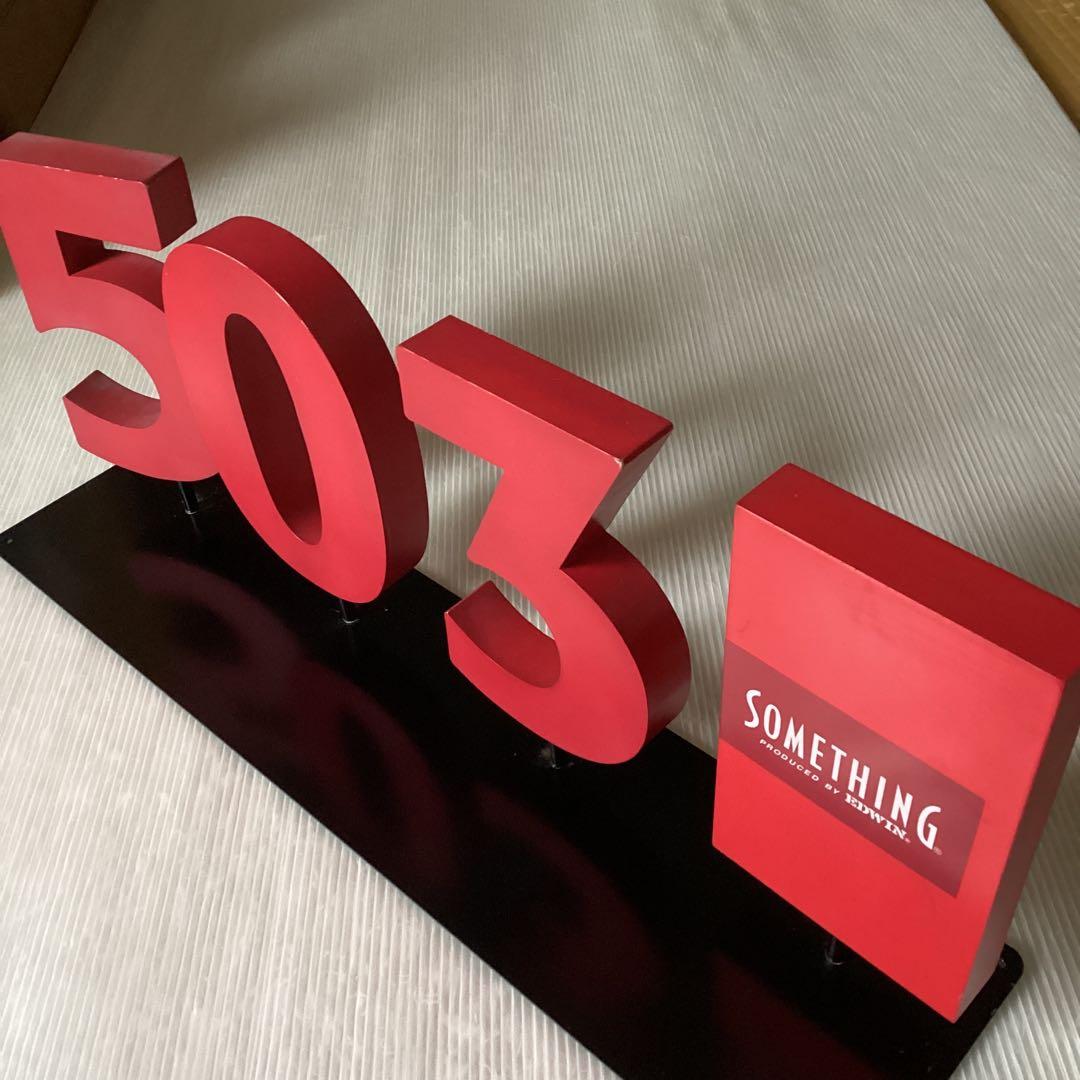 EDWIN 〈SOMETHING〉503看板