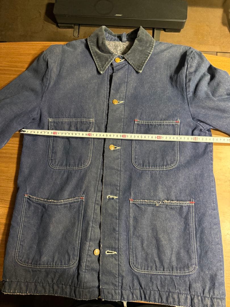 Wrangler デニム カバーオール ネイビー 4ポケット