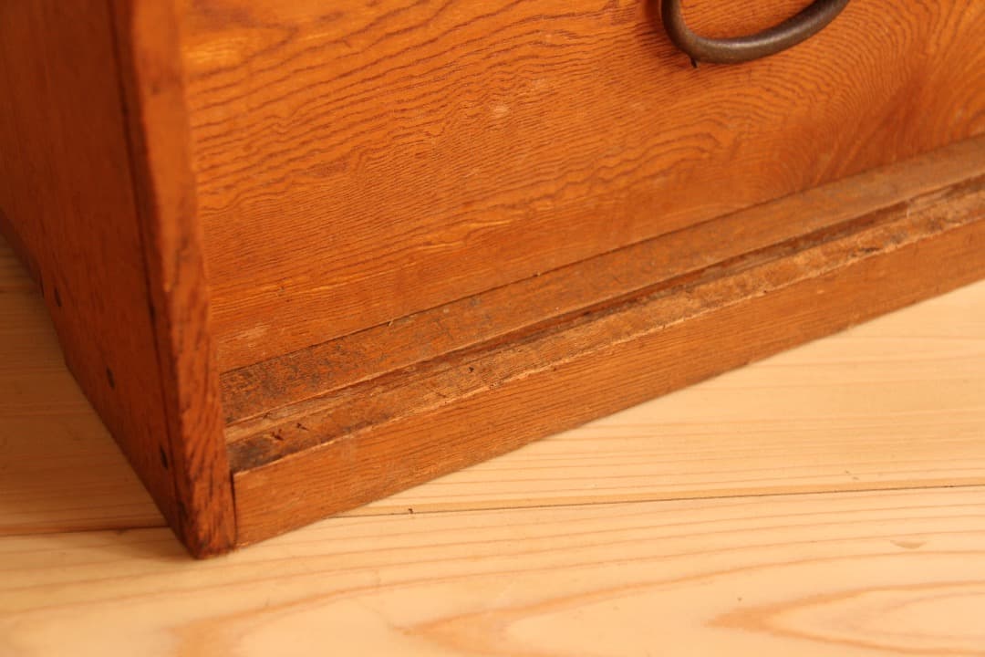 引き出し棚　収納棚　木棚　古道具　古家具　ビンテージ　アンティーク