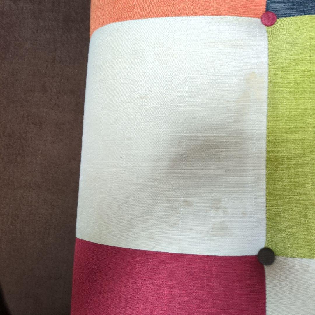 最終値下げ美品パッチワークソファベッド　リクライニング三人掛け　クッション付き☆