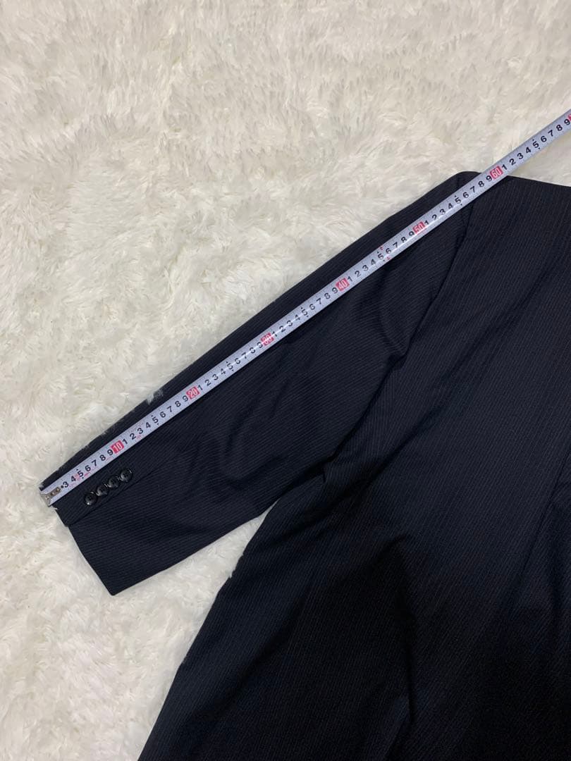 REGALリーガル ストライプ ダブルボタン ビジネススーツ E5