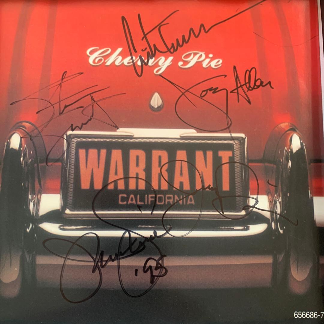 WARRANT CHERRY PIE 限定Box サイン入り　貴重品