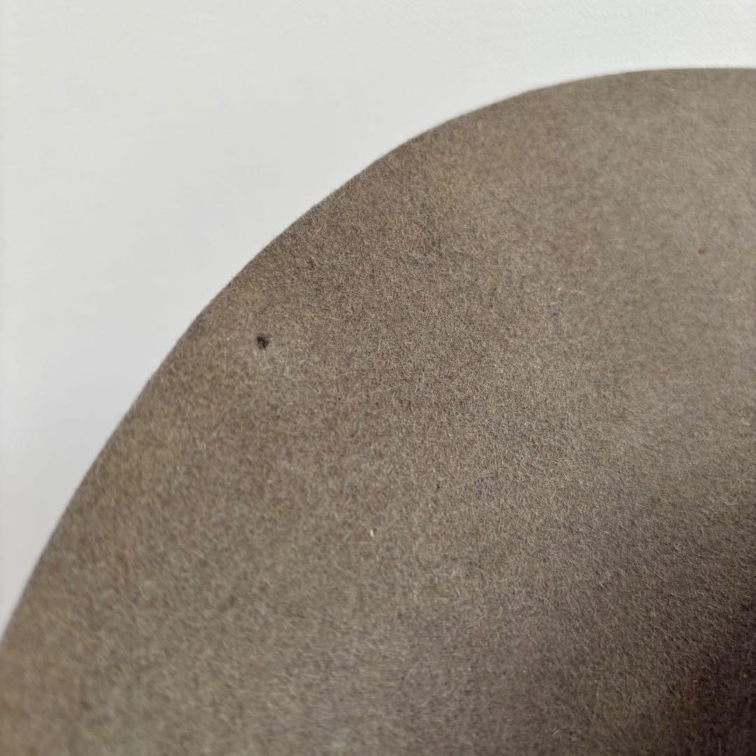 Brookes Boswell 中折れ フェザーハット ウール　フェルト