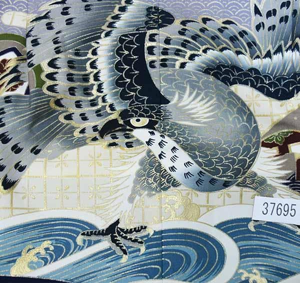 七五三 5歳 羽織 袴 着物フルセット 肩上有り腰上無し NO37695