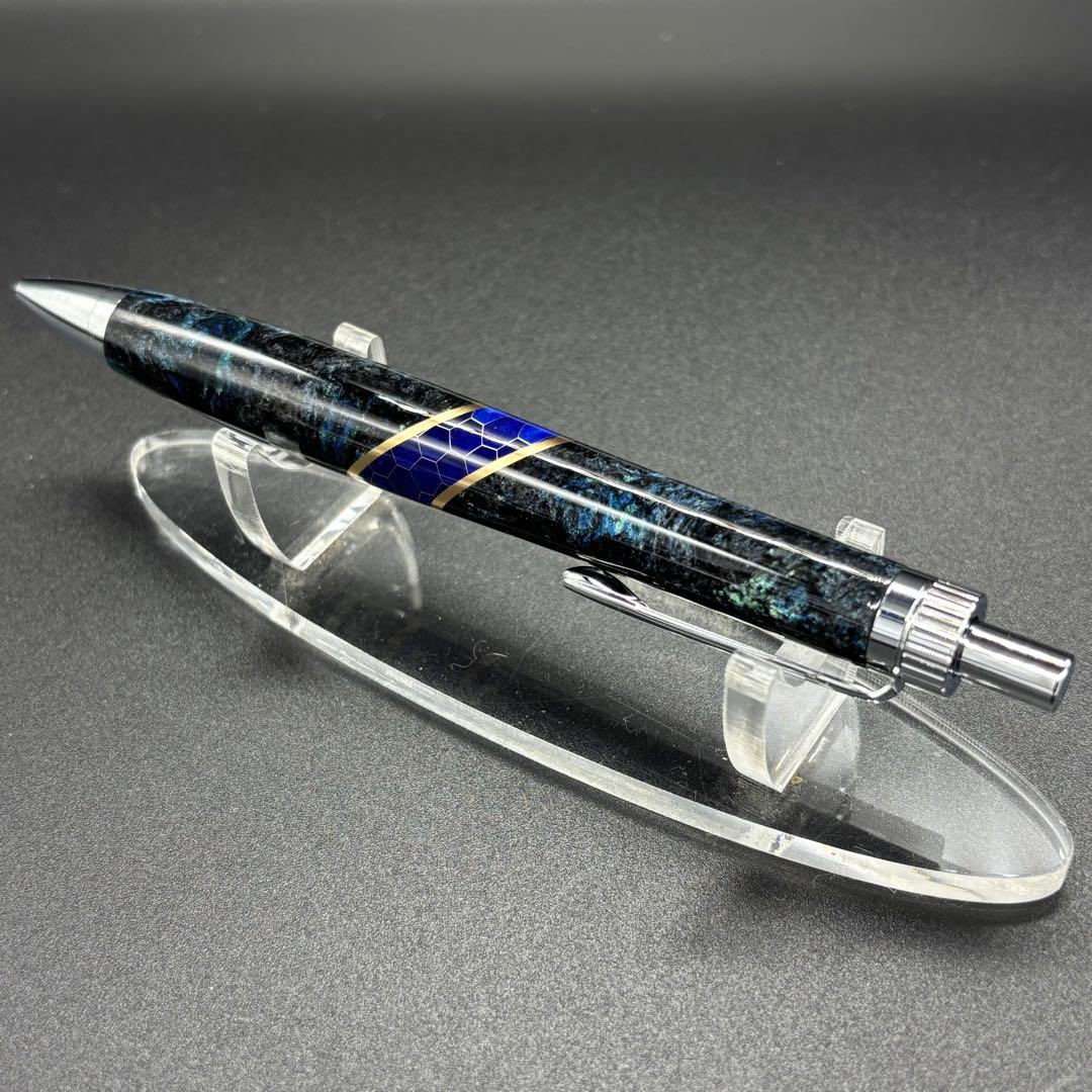 【ハニカム斜め挟み】ハンドメイドボールペン