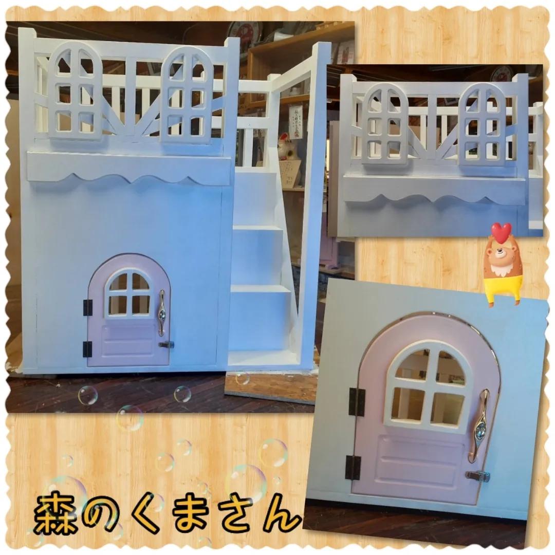 ＃なんでもつくる家具【商品名】わんちゃん・ねこちゃん2階建てハウス