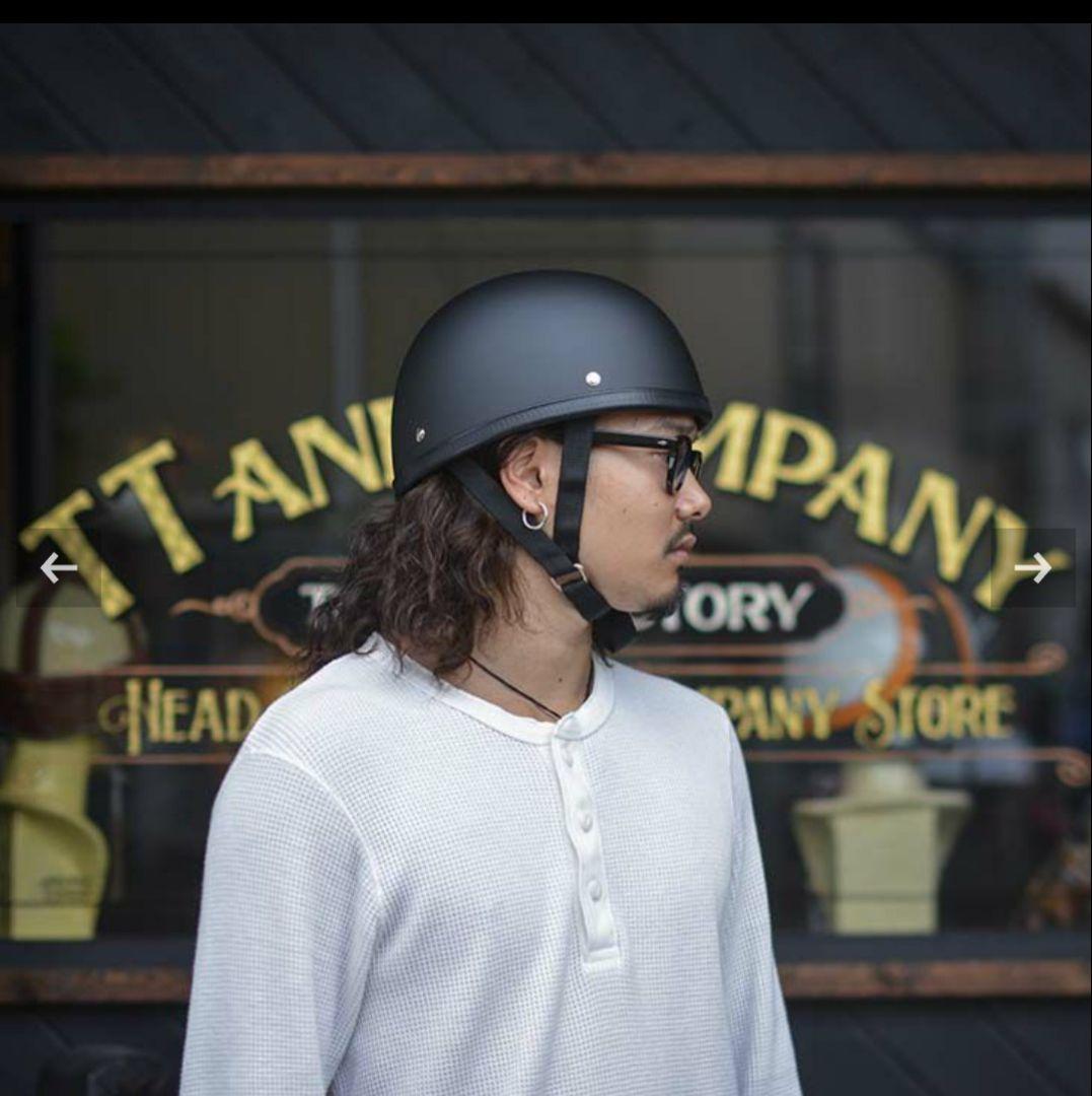 値下げ 美品TT&CO ヘルメット イーグルロードハーフ マッドブラック