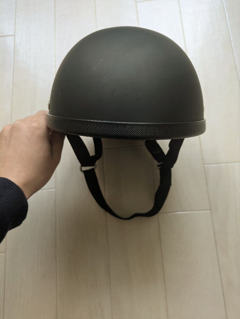 値下げ 美品TT&CO ヘルメット イーグルロードハーフ マッドブラック